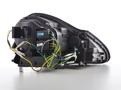 Scheinwerfer Set Xenon Daylight LED TFL-Optik Porsche Cayenne Bj. 03-07 schwarz