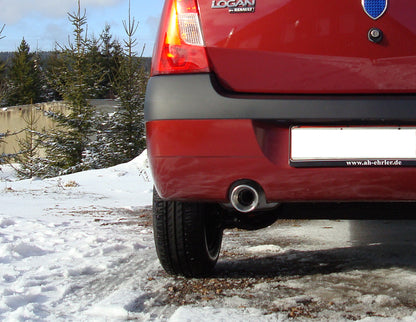 FOX Dacia Logan Limousine Benzin Endschalldämpfer einseitig - 1x90 Typ 13