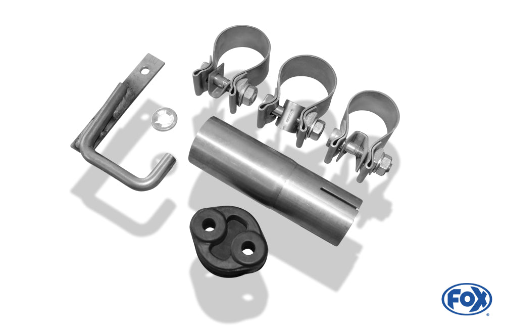 FOX Dacia Logan Limousine Benzin Endschalldämpfer einseitig - 1x90 Typ 13