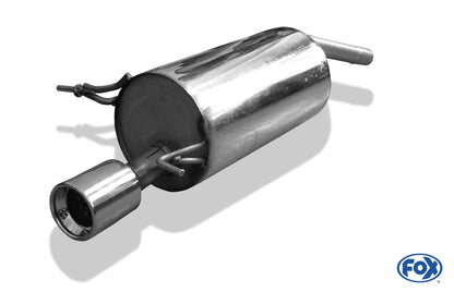 FOX Dacia Sandero Endschalldämpfer - 1x90 Typ 13