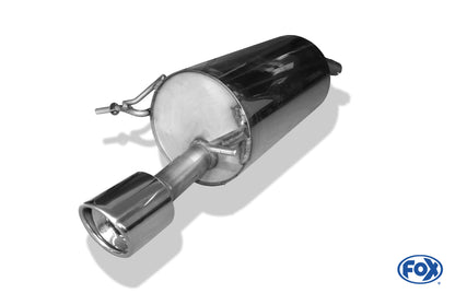 FOX Dacia Sandero Endschalldämpfer - 1x90 Typ 17