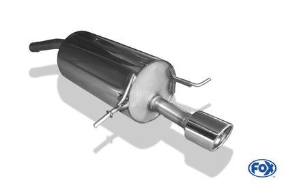 FOX Dacia Sandero Endschalldämpfer - 1x90 Typ 17