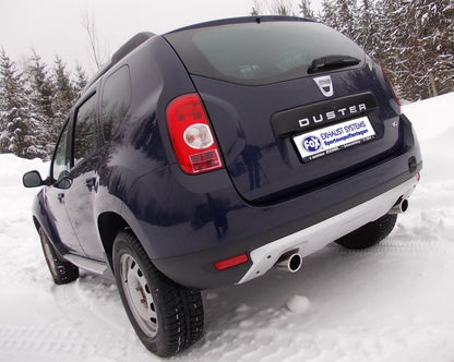 FOX Dacia Duster 4x4 Endschalldämpfer quer Ausgang rechts/links - 1x90 Typ 16 rechts/links
