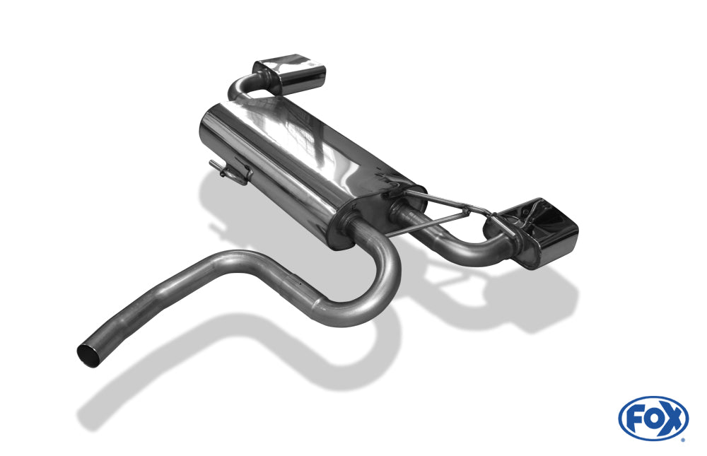 FOX Dacia Duster 4x4 Endschalldämpfer quer Ausgang rechts/links - 145x65 Typ 59 rechts/links