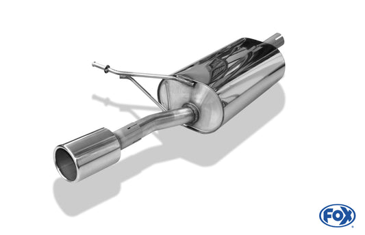 FOX Dacia Duster 4x2 - Frontantrieb Endschalldämpfer - 1x90 Typ 12