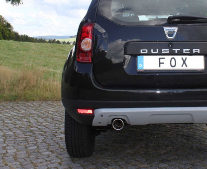 FOX Dacia Duster 4x2 - Frontantrieb Endschalldämpfer - 1x90 Typ 12