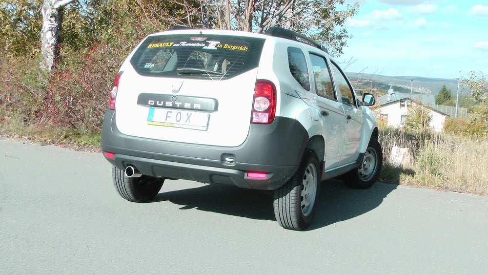 FOX Dacia Duster 4x2 - Frontantrieb Endschalldämpfer - 1x90 Typ 12