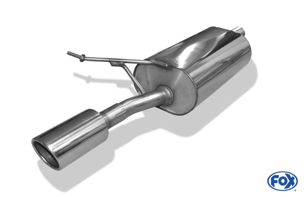 FOX Dacia Duster 4x2 - Frontantrieb Endschalldämpfer - 1x90 Typ 16