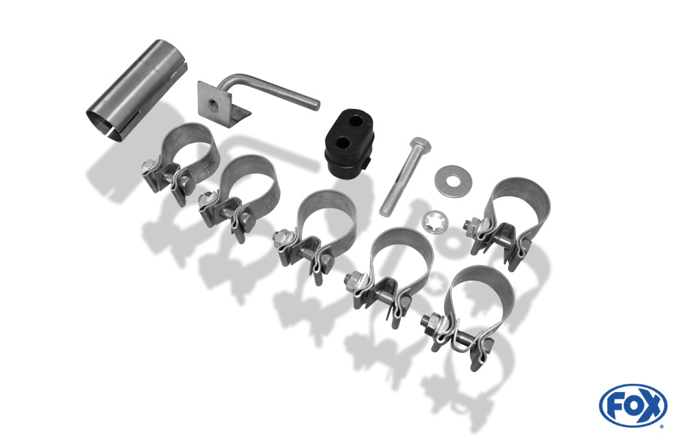 FOX Dacia Duster 4x4 Facelift Endschalldämpfer quer Ausgang rechts/links - 115x85 Typ 32 rechts/links