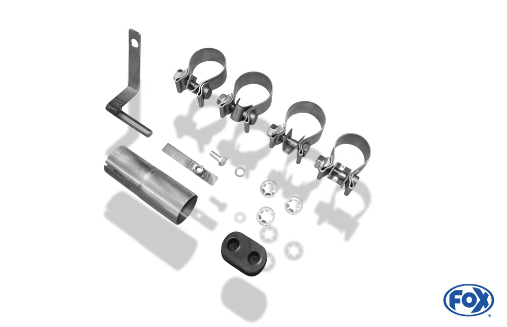 FOX Dacia Duster 4x2 - Facelift Endschalldämpfer Ausgang rechts/links - 1x90 Typ 16 rechts/links
