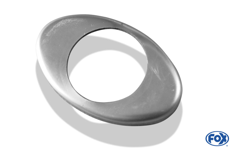 FOX Deckel aufgestellt für Endrohr oval 86x54mm - Loch: 40mm