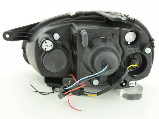 Scheinwerfer Set Opel Corsa B Bj. 94-00 schwarz