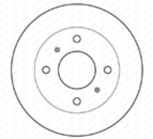 MAPCO Bremsscheibe Vorderachse  15513
