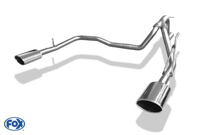 FOX Dodge Nitro Endrohrsystem rechts/links - 140x90 Typ 32 rechts/links