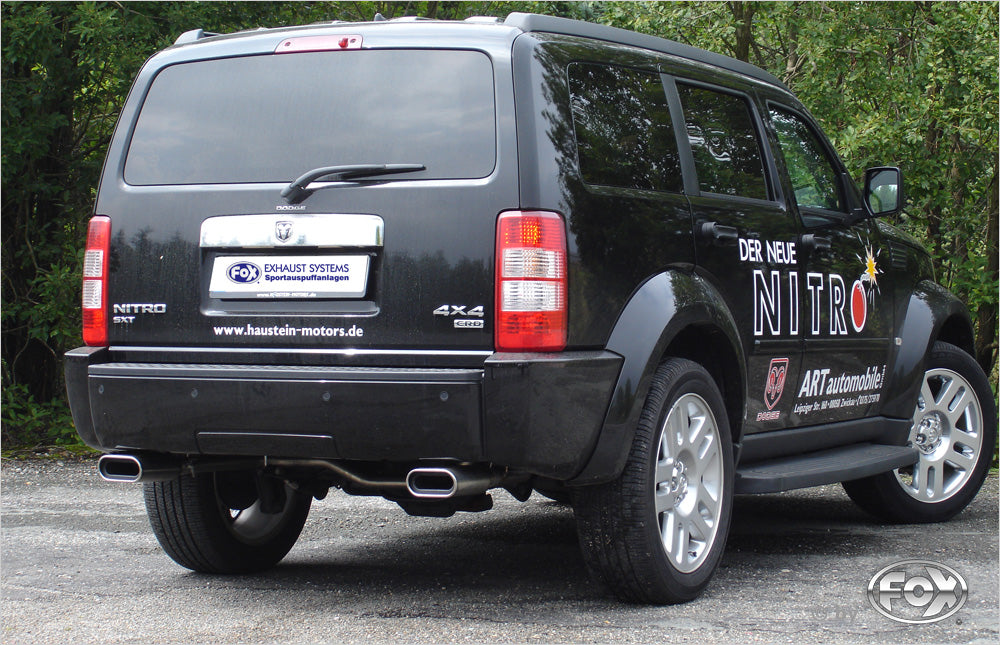 FOX Dodge Nitro Endrohrsystem rechts/links - 160x80 Typ 53 rechts/links