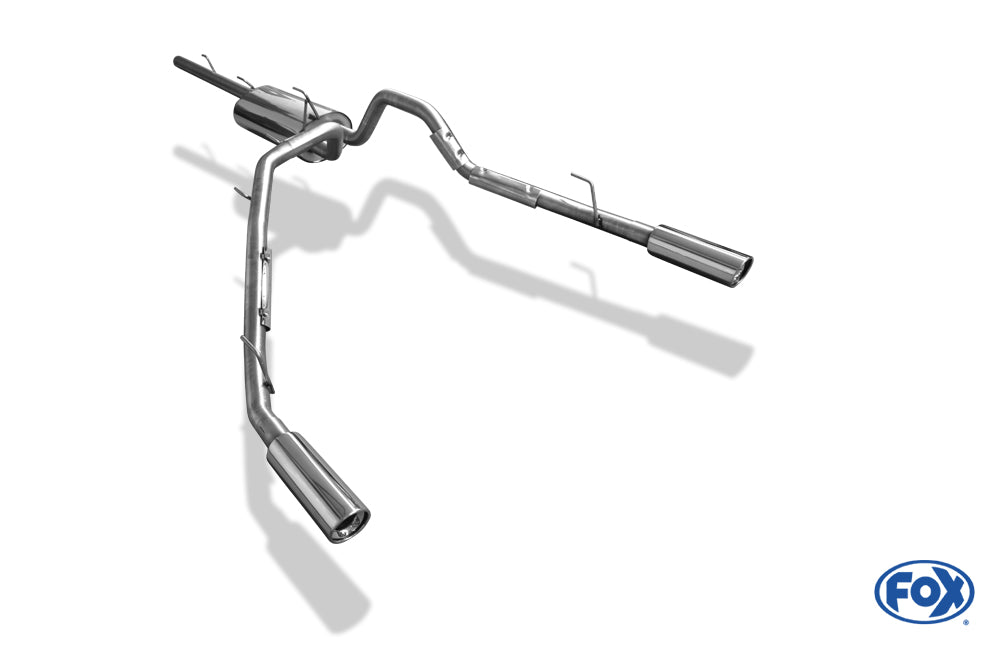 FOX Dodge RAM 1500 Facelift Halbanlage rechts/links ab Kat - 1x100 Typ 17 rechts/links