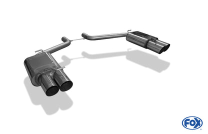 FOX Dodge Challenger Endschalldämpfer rechts/links - 2x100 Typ 14 rechts/links