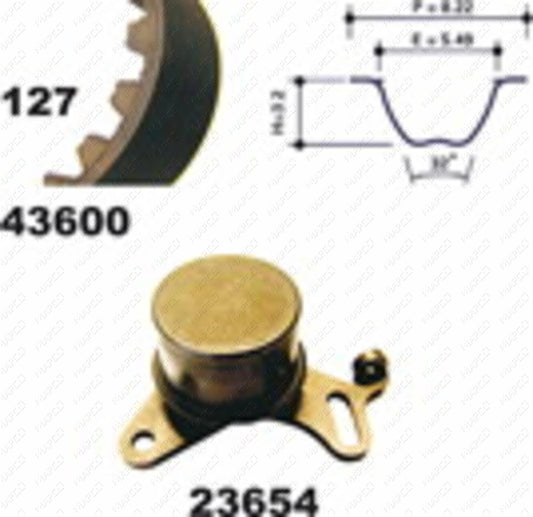 MAPCO Zahnriemensatz 23600