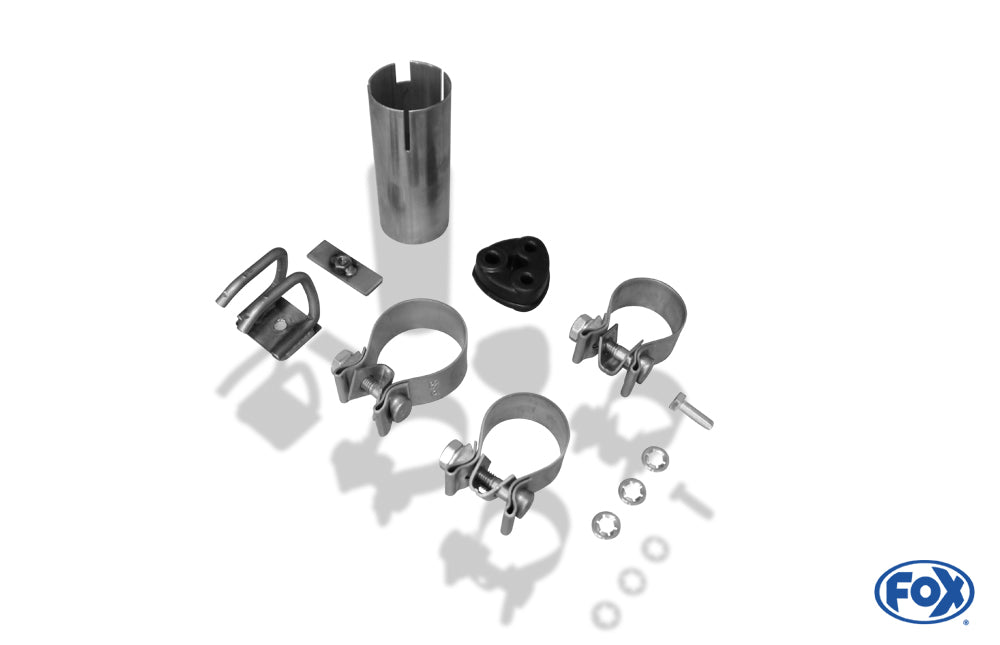 FOX Fiat Bravo 198 Endschalldämpfer Ausgang rechts/links - 2x76 Typ 13 rechts/links