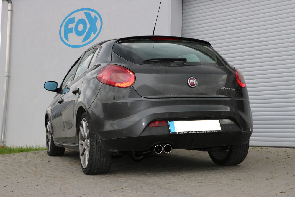 FOX Fiat Bravo 198 für Modelle mit Stoßstangenausschnitt Endschalldämpfer - 2x80 Typ 16