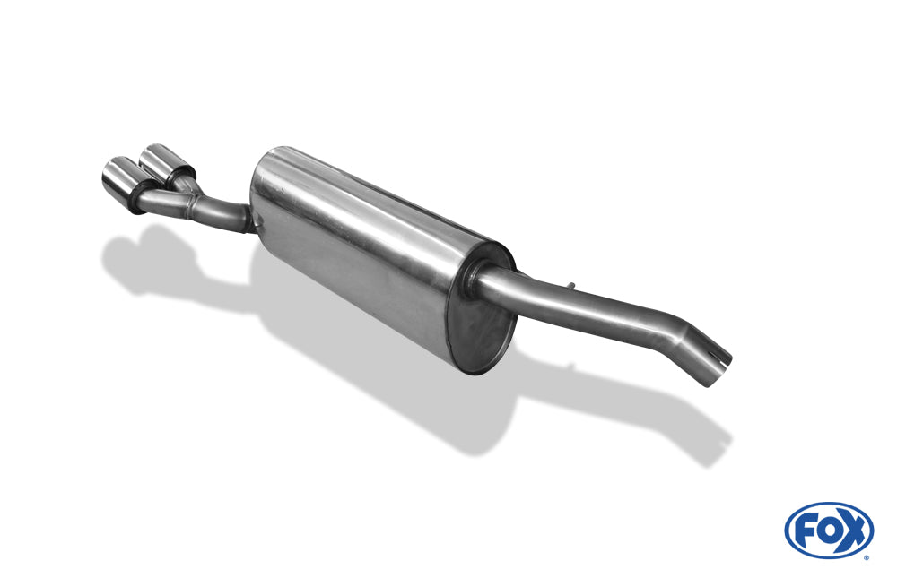 FOX Fiat Bravo 198 für Modelle mit Stoßstangenausschnitt Endschalldämpfer - 2x80 Typ 16
