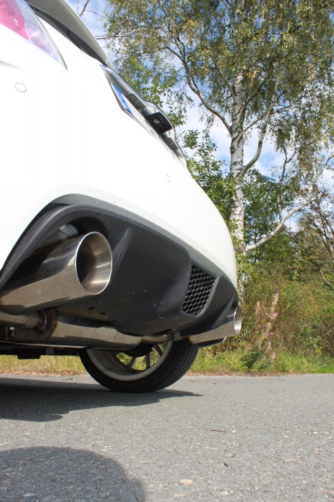 FOX Fiat 500 Abarth Endschalldämpfer quer Ausgang rechts/links - 1x100 Typ 25 rechts/links