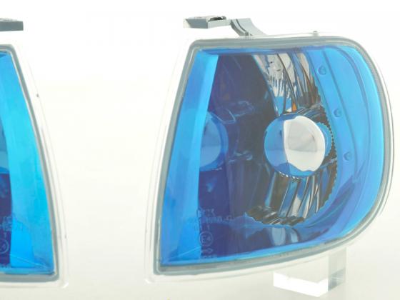 Frontblinker Blinker Set VW Polo Typ 6N Bj. 95-98 blauchrom