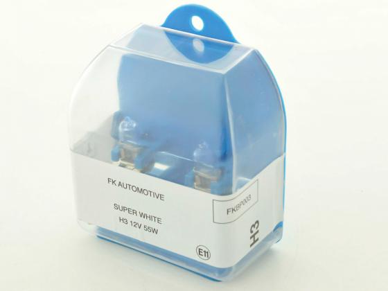 Birnen Halogen Set 2 Stück universal H3 12V 55W superwhite