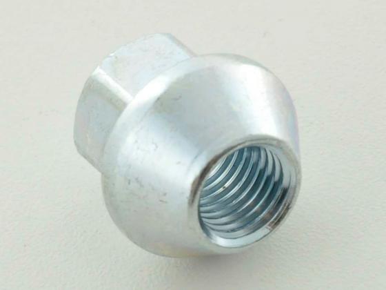 Radmutter einzeln Länge 34mm Kegelbund M12x1,75 silber