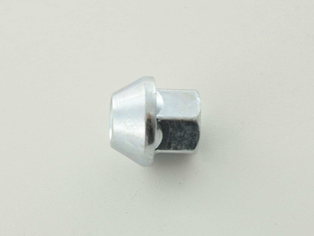 Radmutter einzeln Länge 23mm Kegelbund M12x1,25 silber
