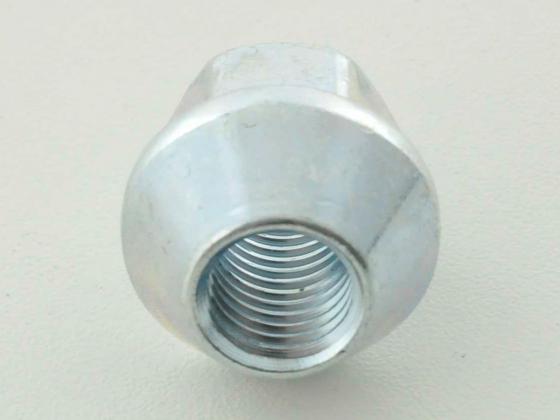 Radmutter einzeln Länge 34mm Kegelbund 1/2 Zoll UNF silber