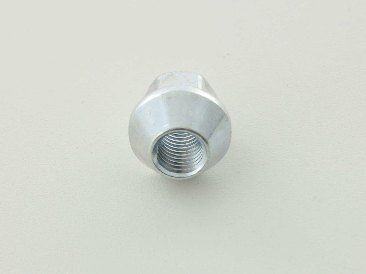 Radmutter einzeln Länge 23mm Kegelbund M12x1,25 silber