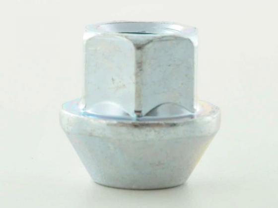 Radmutter einzeln Länge 34mm Kegelbund M12x1,75 silber