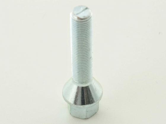 Radschraube einzeln Kegelbund Schaftlänge 45mm M12x1,25 silber
