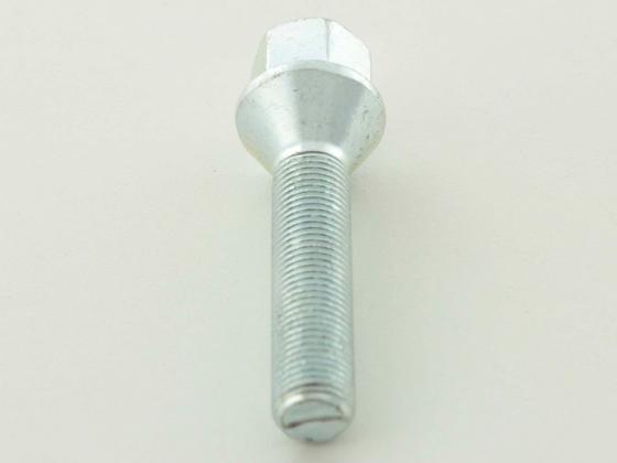 Radschraube einzeln Kegelbund Schaftlänge 45mm M12x1,25 silber