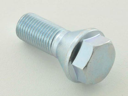 Radschraube einzeln Kegelbund Gewindelänge 21mm M12x1,25 silber