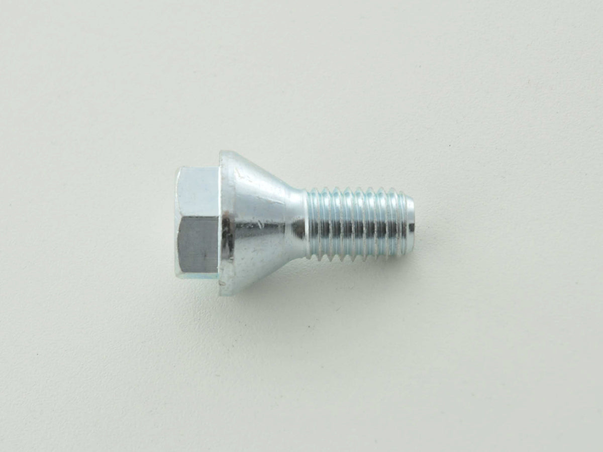 Radschraube einzeln Schaftlänge 21mm Kegelbund Kurzkopf silber M12x1,75