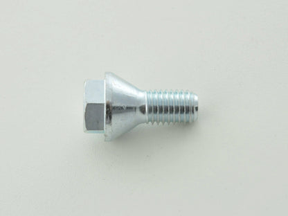 Radschraube einzeln Schaftlänge 21mm Kegelbund Kurzkopf silber M12x1,75