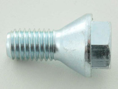 Radschraube einzeln Schaftlänge 26mm Kegelbund Kurzkopf silber M12x1,75