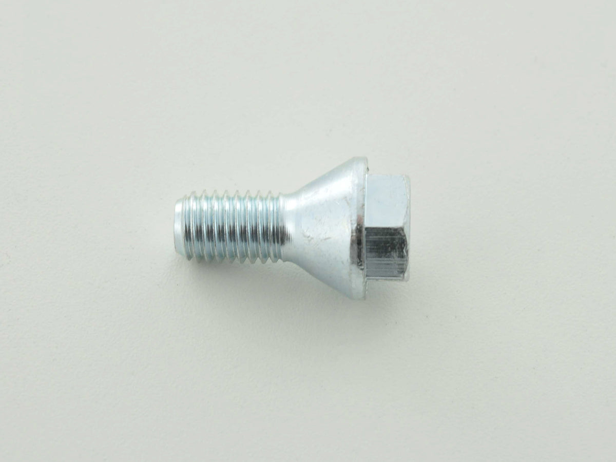 Radschraube einzeln Schaftlänge 21mm Kegelbund Kurzkopf silber M12x1,75