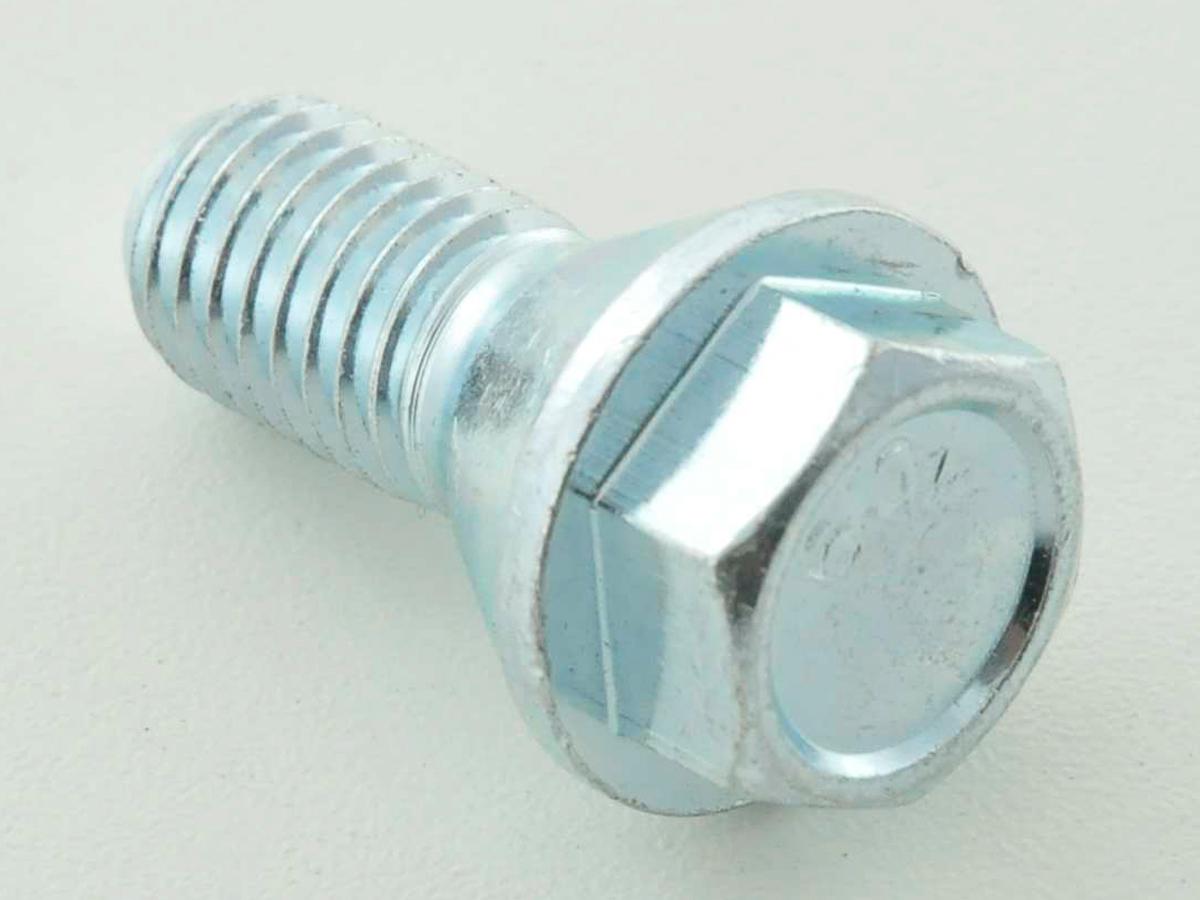 Radschraube einzeln Schaftlänge 26mm Kegelbund Kurzkopf silber M14x1,5