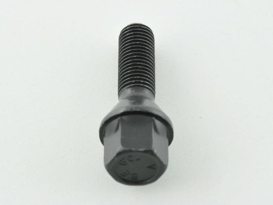 Radschraube einzeln Schaftlänge 32mm Kegelbund schwarz M14x1,5