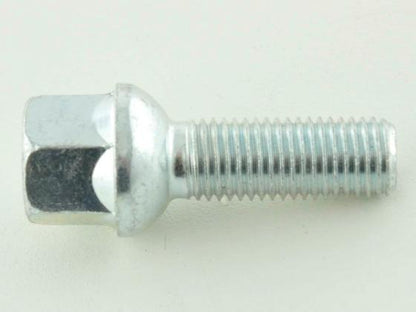 Radschraube einzeln Schaftlänge 29mm Kugelbund silber M12x1,5