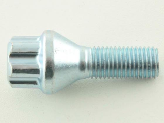 Radschrauben Set (10 Stk.) Kegelbund Schaftlänge 45mm M12x1,25 silber