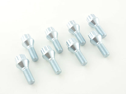 Radschrauben Set (8 Stk.) Schaftlänge 28mm Kegelbund silber M12x1,5