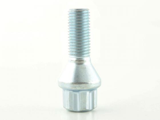 Radschrauben Set (8 Stk.) Schaftlänge 43mm Kegelbund silber M12x1,5