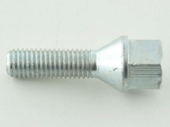 Radschrauben Set (10 Stk.) Kegelbund Schaftlänge 50mm M12x1,25 silber