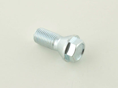 Radschraube einzeln Schaftlänge 26mm Kegelbund Kurzkopf silber M12x1,5