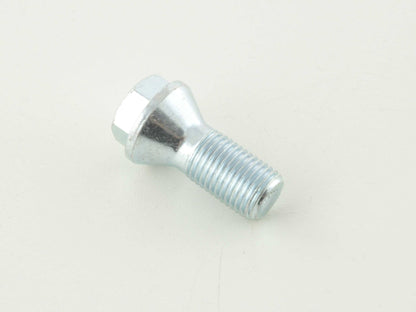Radschraube einzeln Schaftlänge 26mm Kegelbund Kurzkopf silber M12x1,5