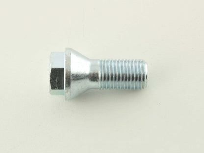 Radschraube einzeln Schaftlänge 26mm Kegelbund Kurzkopf silber M12x1,5